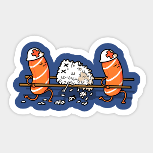 Injured Rice! Sticker